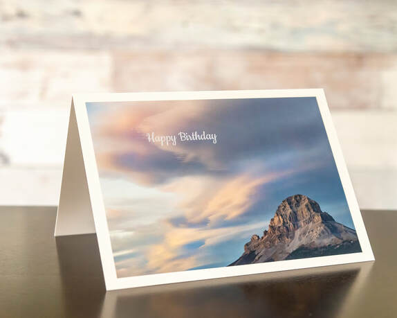 Picture of a happy birthday greeting card